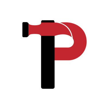 P logosu tasarımı. P logo vektörleri. Çekiç P logosu tasarımı. Çekiç P logosu tasarımı. Çekiç logosu tasarımı. P harfi logo vektörleri. P aygıtı. Ekipman logosu tasarımı. Makine logosu tasarımı. P logosu tasarımı. P harfi logo vektörleri. Teknoloji P logo vektörleri.