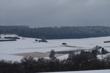 Kara Orman kış manzarası