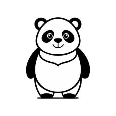 Şirin Panda Çizgi Film Çizimi