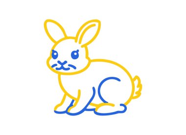 Renkli Tavşan Özeti: Çocuklar için Sevimli Tavşan Sanatı