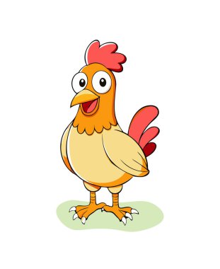 Beyaz Arkaplanda Renkli Rooster Resimleri