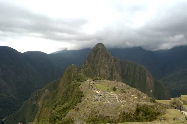 machu picchu, peru - 16 Eylül 2023: Maço Picu 'nun sabah manzarası,
