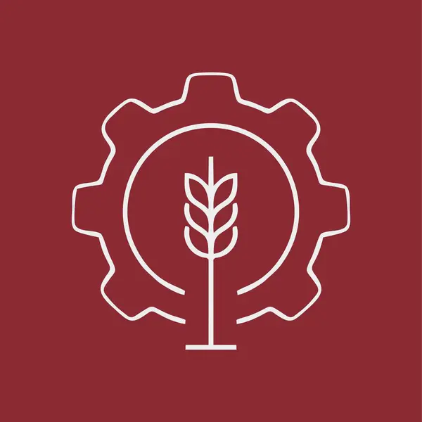 Wheat Logo Icon Vector — Stock vektor