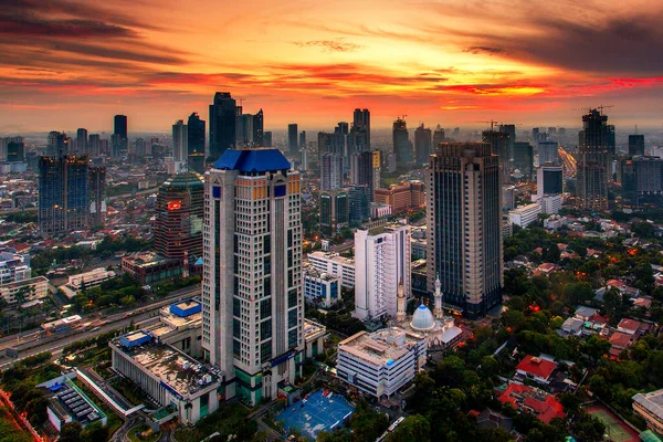 Jakarta Hivatalosan Különleges Főváros Régió Jakarta Főváros Indonézia Jakarta Indonézia — Stock Fotó