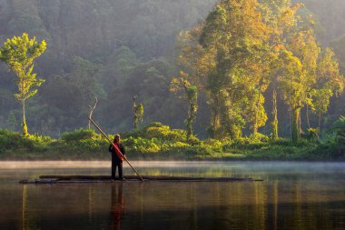 Situ Gunung, Gunung Pangrango Köyü, Kadudampit Bölgesi, Sukabumi Regency, Batı Java Endonezya 'daki Gede Pangrango Ulusal Parkı' nda bulunmaktadır. 24 05 2023