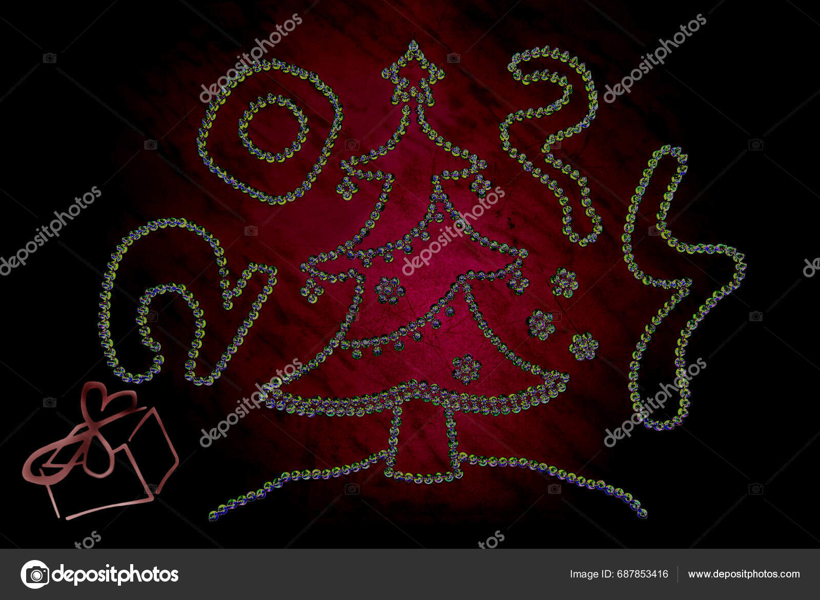 New Year Tree 2024 Stock Photo by ©Yanik333yandex.ru 687853416