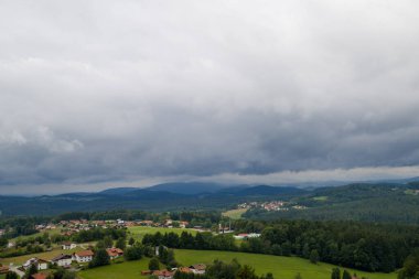 Dağların güzel manzarası