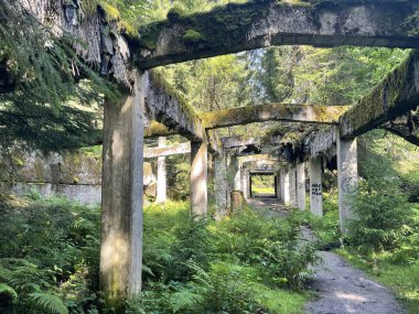 Cevher dağlarındaki Rolava kalay madeni.