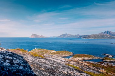 Norveç 'in güzel manzarası.