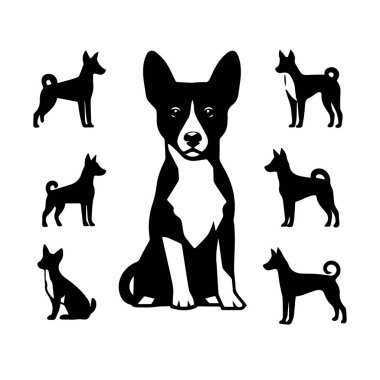 Siluet Katı Vektör Köpek Seti, Köpekler, Köpekler, Köpekler, Köpekler, Köpekler, Köpekler, Köpekler, Köpekler, Köpekler,.