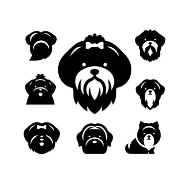 Siluet Katı Vektör Köpek Seti, Köpekler, Köpekler, Köpekler, Köpekler, Köpekler, Köpekler, Köpekler, Köpekler, Köpekler,.