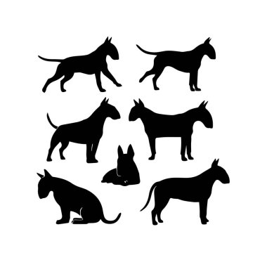 Siluet Katı Vektör Köpek Seti, Köpekler, Köpekler, Köpekler, Köpekler, Köpekler, Köpekler, Köpekler, Köpekler, Köpekler,.