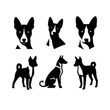 Siluet Katı Vektör Köpek Seti, Köpekler, Köpekler, Köpekler, Köpekler, Köpekler, Köpekler, Köpekler, Köpekler, Köpekler,.