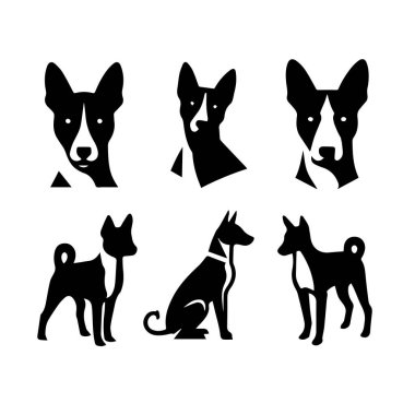 Siluet Katı Vektör Köpek Seti, Köpekler, Köpekler, Köpekler, Köpekler, Köpekler, Köpekler, Köpekler, Köpekler, Köpekler,.