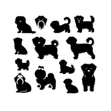 Siluet Katı Vektör Köpek Seti, Köpekler, Köpekler, Köpekler, Köpekler, Köpekler, Köpekler, Köpekler, Köpekler, Köpekler,.