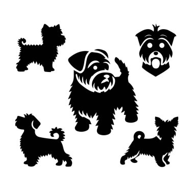 Siluet Katı Vektör Köpek Seti, Köpekler, Köpekler, Köpekler, Köpekler, Köpekler, Köpekler, Köpekler, Köpekler, Köpekler,.