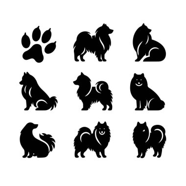 Siluet Katı Vektör Köpek Seti, Köpekler, Köpekler, Köpekler, Köpekler, Köpekler, Köpekler, Köpekler, Köpekler, Köpekler,.