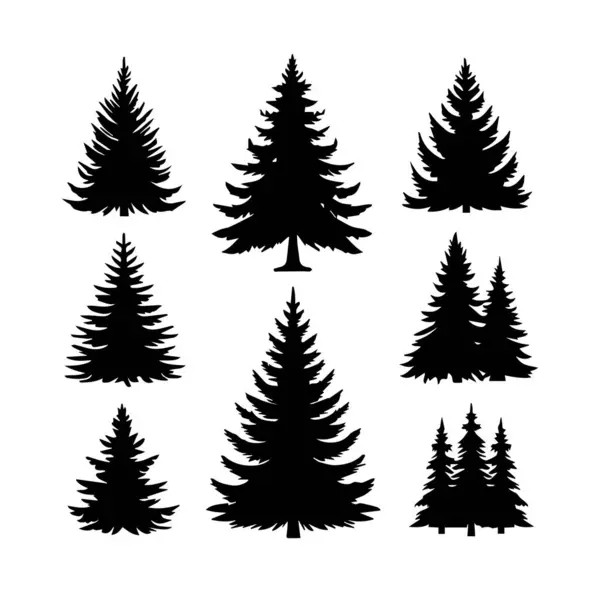 Siluet Katı Vektör Simgesi Noel Ağacı, Noel ağacı, Noel, Firavun, Tannenbaum, Evergreen, Conifer, Pine, Holiday, Şenlikli, Süslü, Mevsimlik Ağaç.