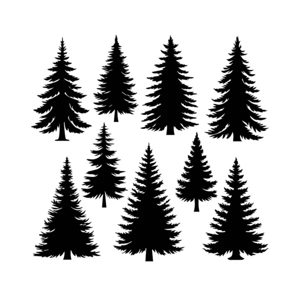 Siluet Katı Vektör Simgesi Noel Ağacı, Noel ağacı, Noel, Firavun, Tannenbaum, Evergreen, Conifer, Pine, Holiday, Şenlikli, Süslü, Mevsimlik Ağaç.