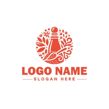 restoran, bar, kahve dükkanı, bbq, pastane, kafe, yemek logosu ve simge temiz düz modern minimalist iş logosu düzenlenebilir vektör tasarımı