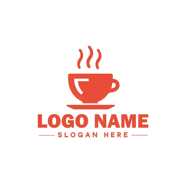 restoran, bar, kahve dükkanı, bbq, pastane, kafe, yemek logosu ve simge temiz düz modern minimalist iş logosu düzenlenebilir vektör tasarımı