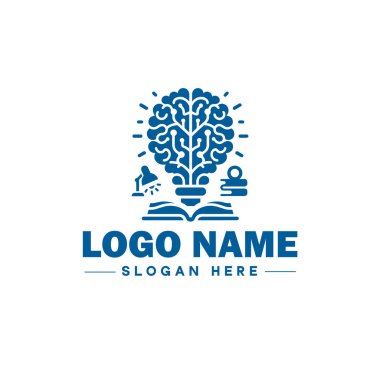 okul, üniversite, üniversite, enstitü ve simge için eğitim logosu temiz düz modern minimalist logo düzenlenebilir vektör