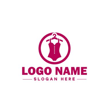 Moda logosu Lüks Cazibe Zarif Logo Simgesi Düz, modern, minimalist iş logosu