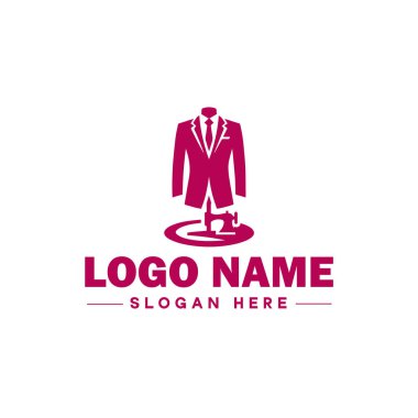 Moda logosu Lüks Cazibe Zarif Logo Simgesi Düz, modern, minimalist iş logosu