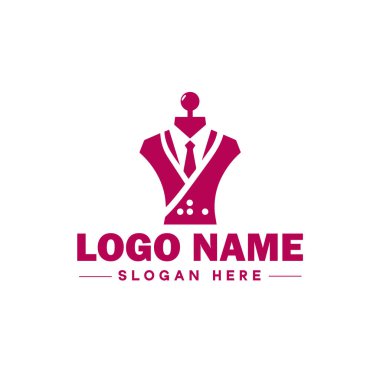 Moda logosu Lüks Cazibe Zarif Logo Simgesi Düz, modern, minimalist iş logosu