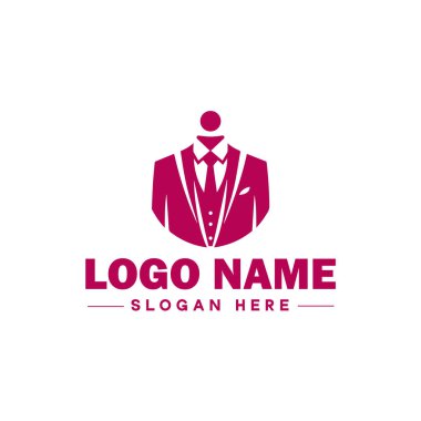 Moda logosu Lüks Cazibe Zarif Logo Simgesi Düz, modern, minimalist iş logosu