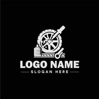 Otomotiv logosu oto bayii logosu oto tamir logosu simgesi simgesi