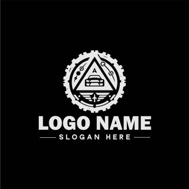 Otomotiv logosu oto bayii logosu oto tamir logosu simgesi simgesi