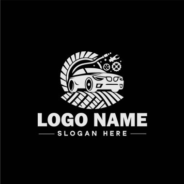 Otomotiv logosu oto bayii logosu oto tamir logosu simgesi simgesi