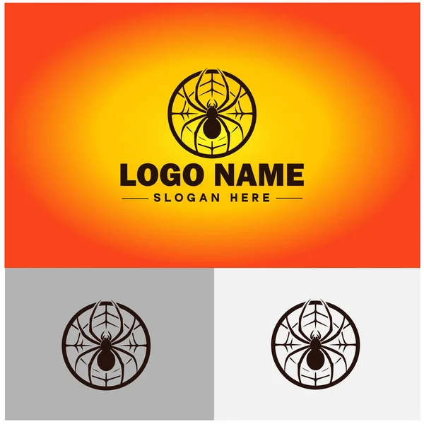 Şirket markası simgesi Spider Logo şablonu için Örümcek logosu ikonu grafikleri