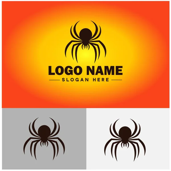 Şirket markası simgesi Spider Logo şablonu için Örümcek logosu ikonu grafikleri