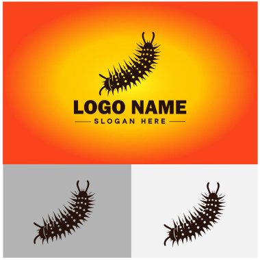 Caterpillar logo vektör sanat simgesi grafikleri ticari marka simgesi tırtıl logo şablonu