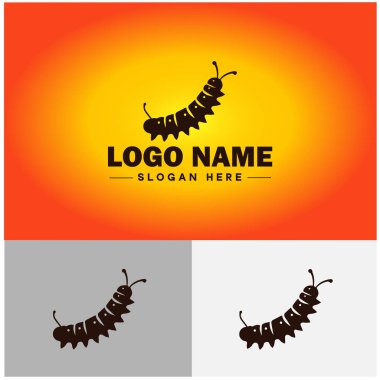 Caterpillar logo vektör sanat simgesi grafikleri ticari marka simgesi tırtıl logo şablonu
