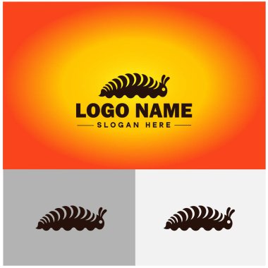 Caterpillar logo vektör sanat simgesi grafikleri ticari marka simgesi tırtıl logo şablonu
