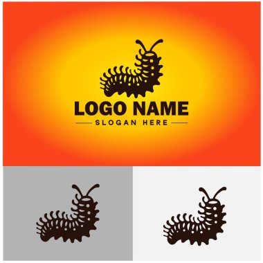 Caterpillar logo vektör sanat simgesi grafikleri ticari marka simgesi tırtıl logo şablonu