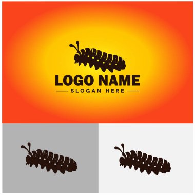 Caterpillar logo vektör sanat simgesi grafikleri ticari marka simgesi tırtıl logo şablonu