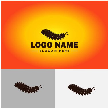 Caterpillar logo vektör sanat simgesi grafikleri ticari marka simgesi tırtıl logo şablonu
