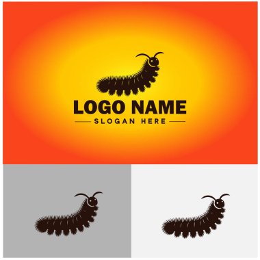 Caterpillar logo vektör sanat simgesi grafikleri ticari marka simgesi tırtıl logo şablonu