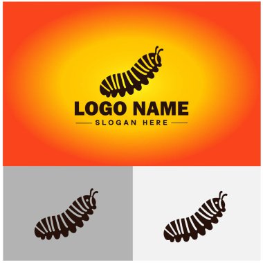 Caterpillar logo vektör sanat simgesi grafikleri ticari marka simgesi tırtıl logo şablonu