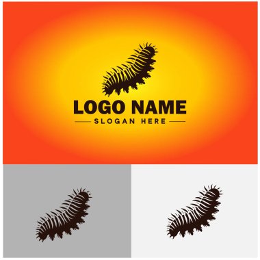 Caterpillar logo vektör sanat simgesi grafikleri ticari marka simgesi tırtıl logo şablonu