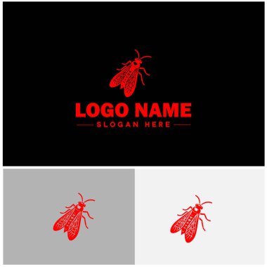 Ticari uygulama simgesi Lanternfly Böcek logo şablonu için Lanternfly logo ikonu vektörü