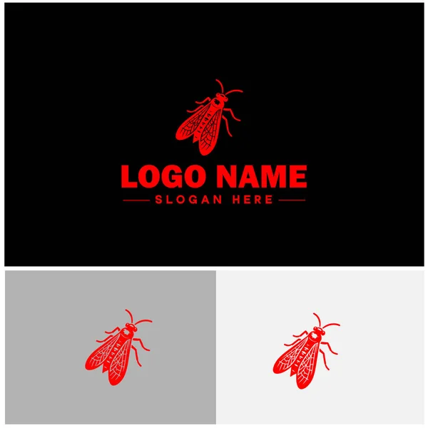 Ticari uygulama simgesi Lanternfly Böcek logo şablonu için Lanternfly logo ikonu vektörü