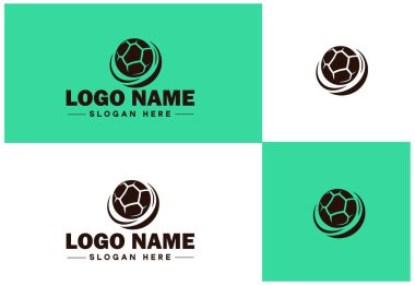 Football Soccer Ball ikonu takım oyunu turnuvası spor logosu modern düz iş logosu