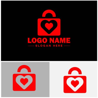 kalp kilidi simgesi Sevgi kilidi Asma kilit Kalp şeklinde düz logo işareti düzenlenebilir vektör