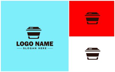 Pastane ikonu Pasta Pastanesi düz logo simgesi düzenlenebilir vektörü