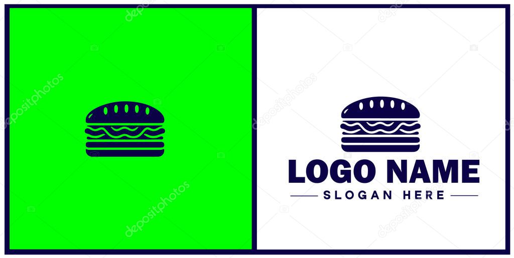 Deli icon Delicatessen Delicatessen shop Gourmet food store flat logo sign symbol editable vector